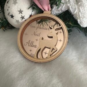 Boule de Noël Mon premier Noël renne