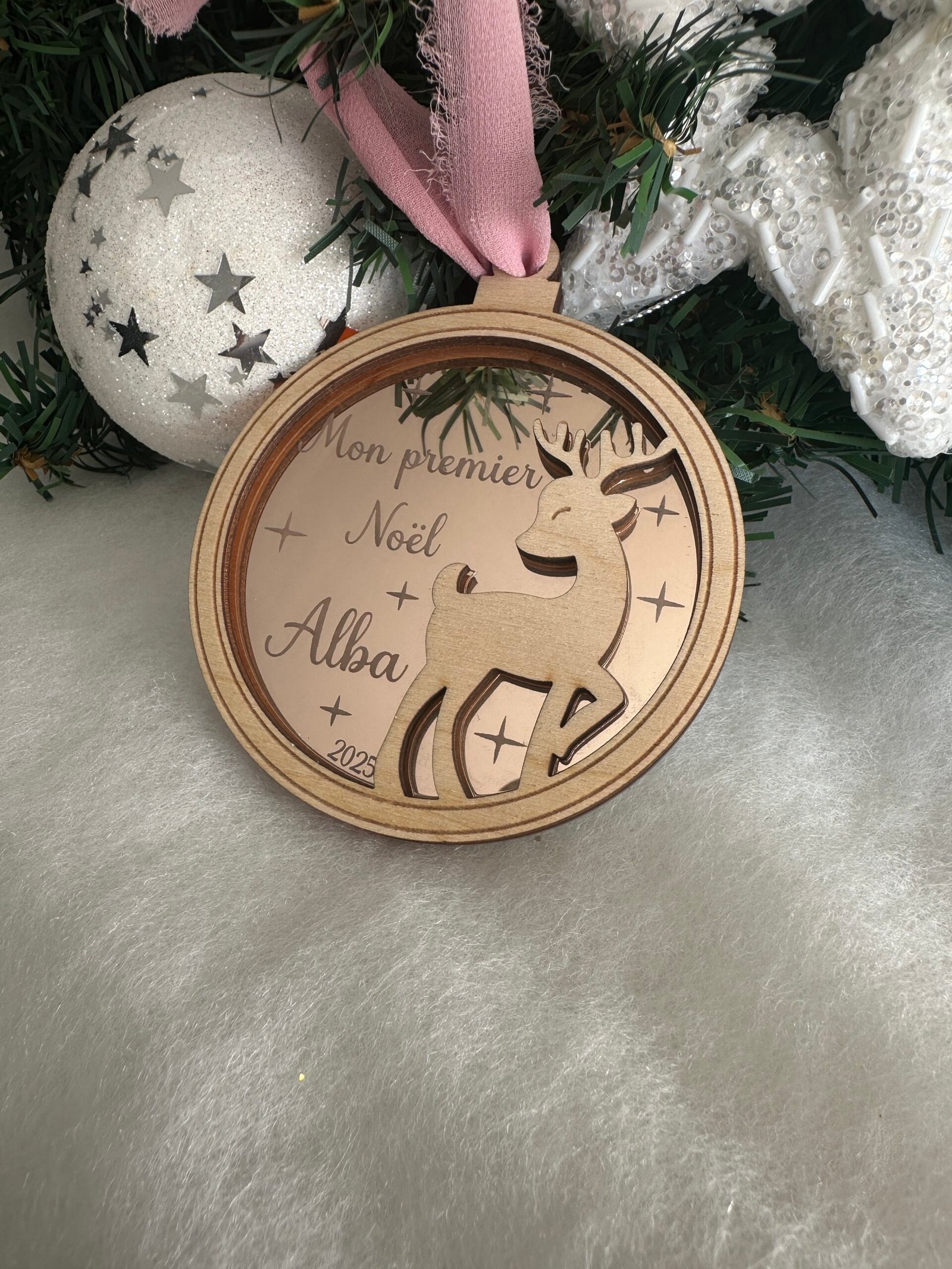 Boule de Noël Mon premier Noël renne