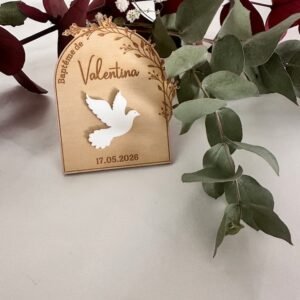 Magnet baptême communion colombe